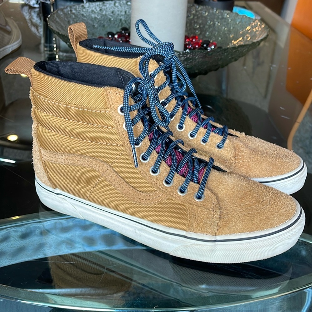 Vans Sk8-Hi MTE Suede and Canvas Tan Size M 7.5/W 9 🤎RARE🤎